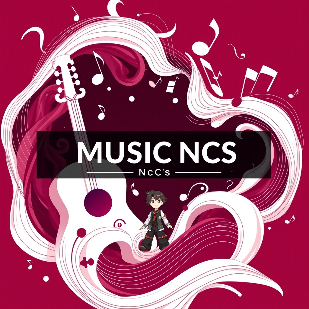 An unusual anime-style avatar for a YouTube channel centered around copyright-free music