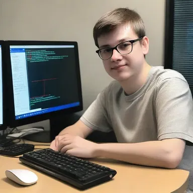 The aspiring author spent hours perfecting his work of fiction, meticulously crafting each line of code using an assembler.
