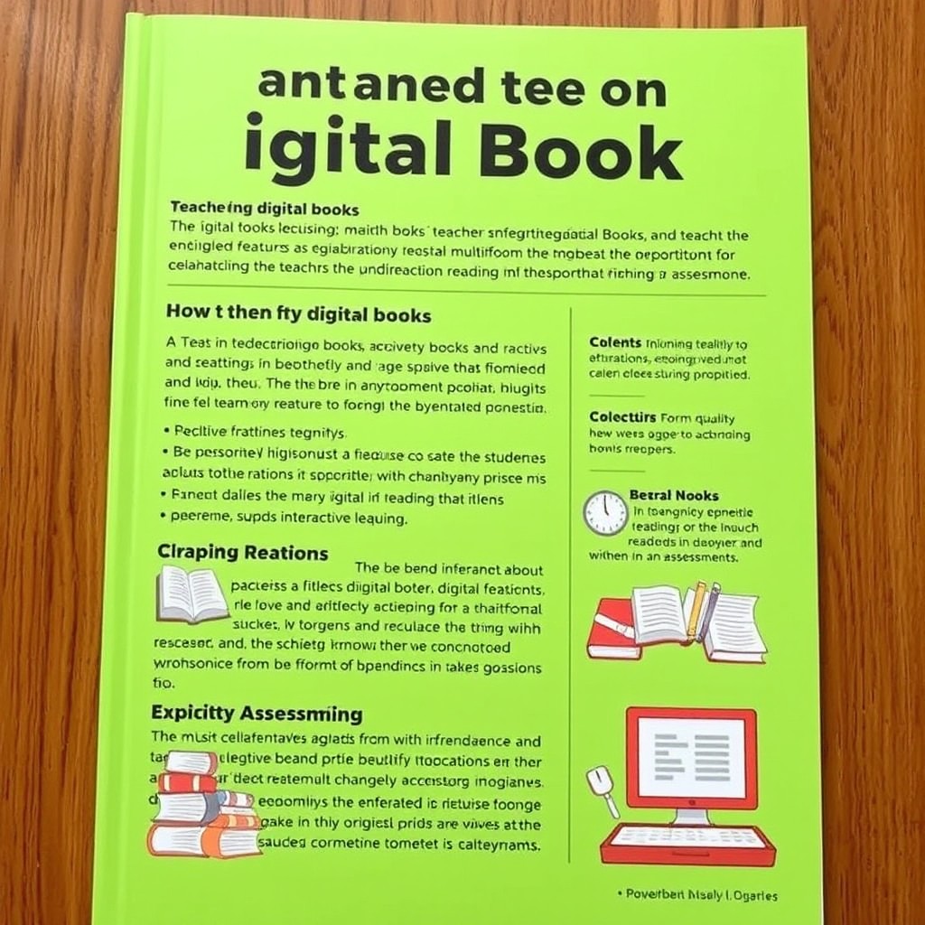 A detailed guide for teachers on digital books, focusing on how to effectively integrate digital books into the classroom, tips for engaging students, utilizing multimedia features, and fostering interactive learning