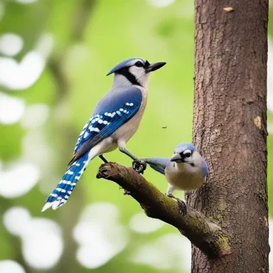 During their romantic picnic in the park, the couple was serenaded by the melodic songs of a blue jay perched high up in the tree.