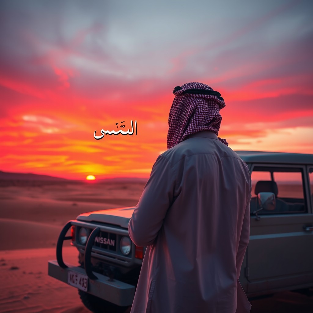 A vibrant and high-quality background suitable for an iPhone 11 Pro Max, depicting a desert scene at sunset with a stunning red twilight sky