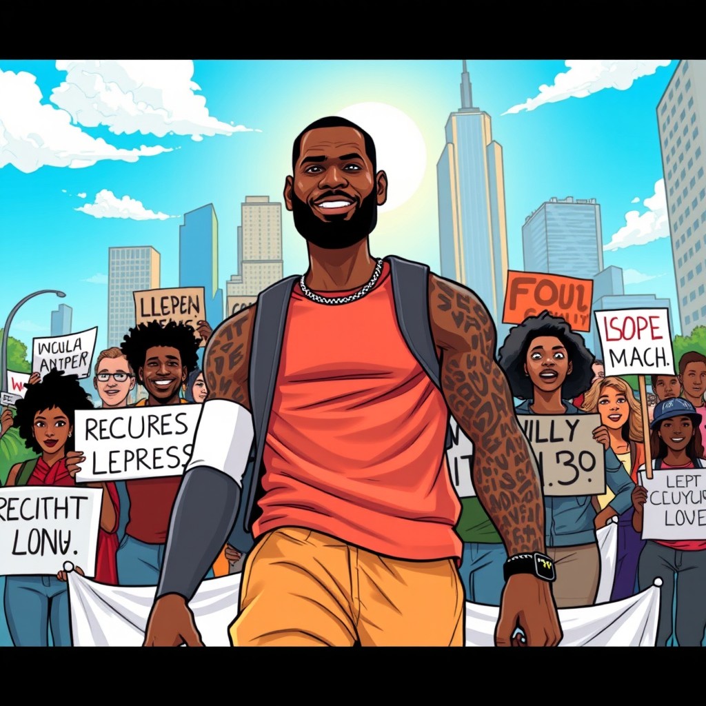 LeBron James Leading the Charge for Civil Rights | Inspiring Activism ...