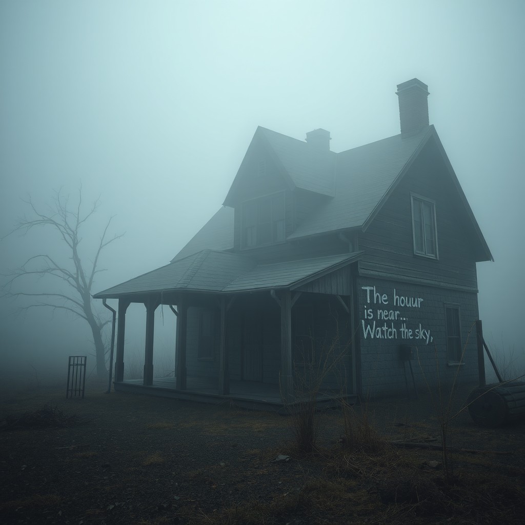 In a small village, there stands an abandoned house that has been deserted for over fifty years