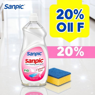 Sanpic Floor Cleaning Liquid - 20% Discount & Pristine Shine