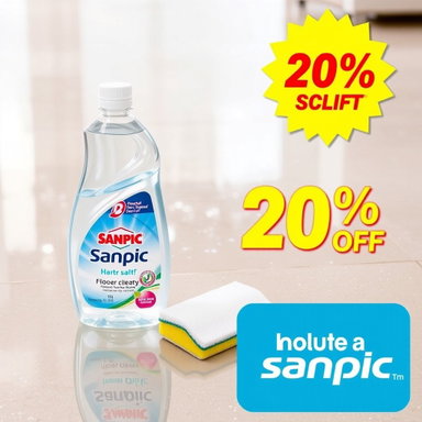 Sanpic Floor Cleaning Liquid - 20% Discount & Pristine Shine
