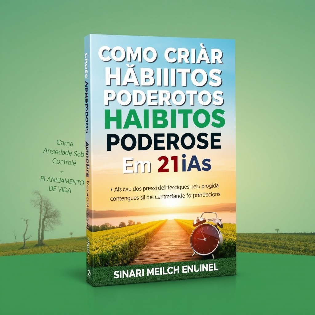 A visually engaging e-book cover design focusing on personal development
