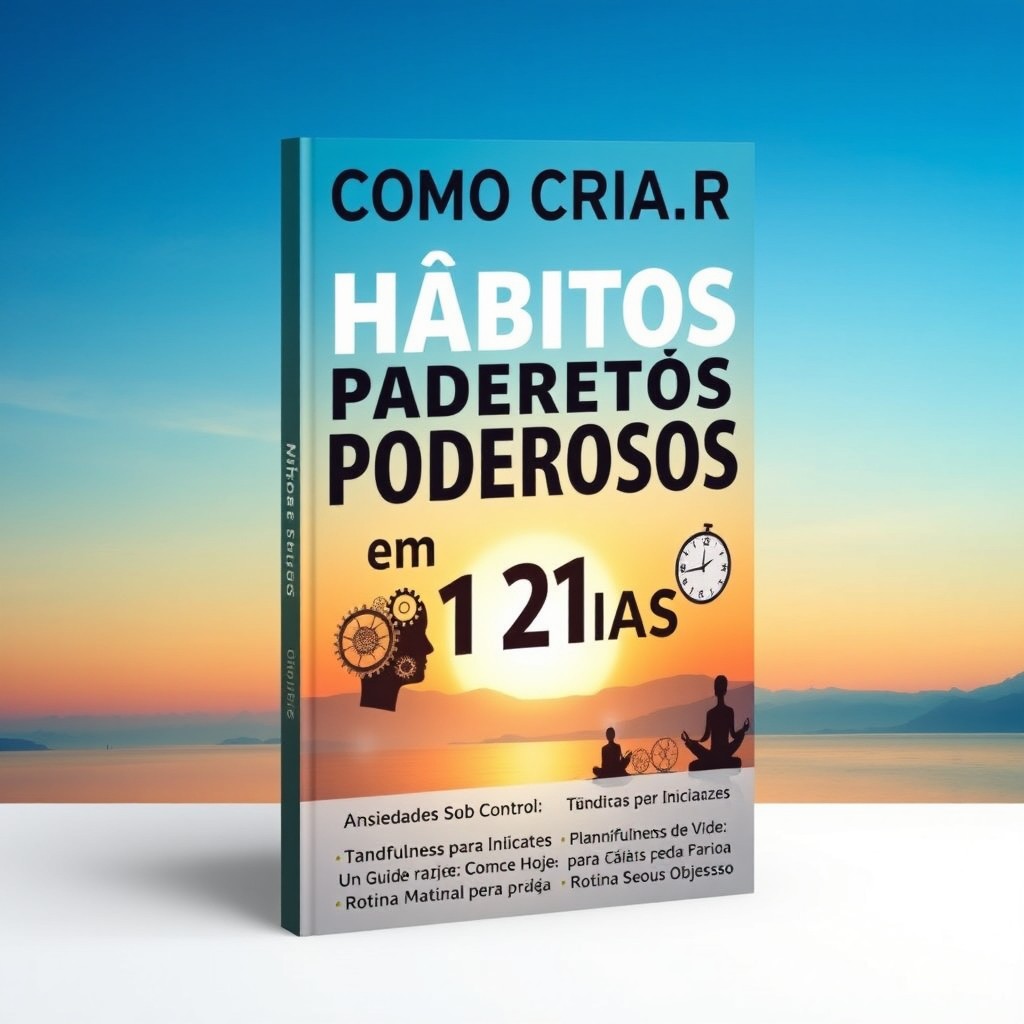 An inspiring and motivational e-book cover design focused on personal development