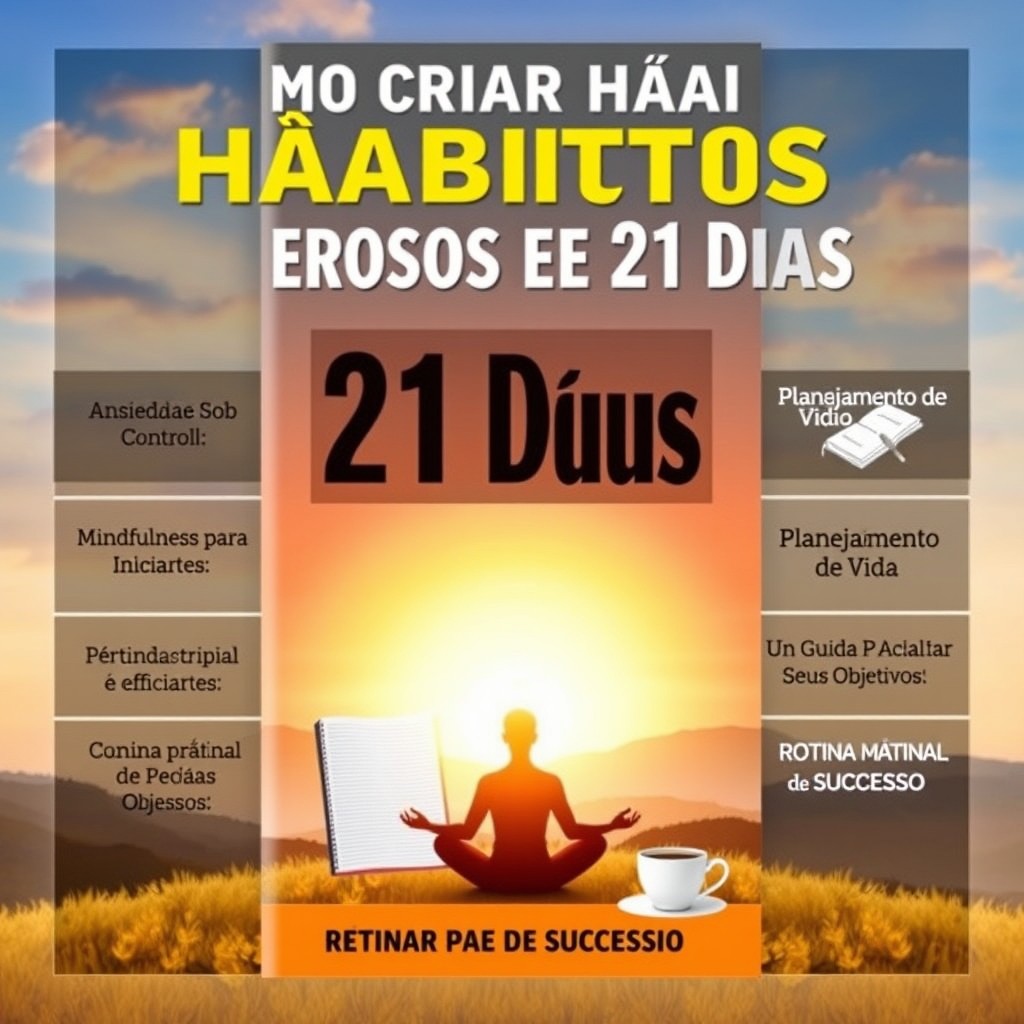 A visually engaging e-book cover featuring the theme of personal development