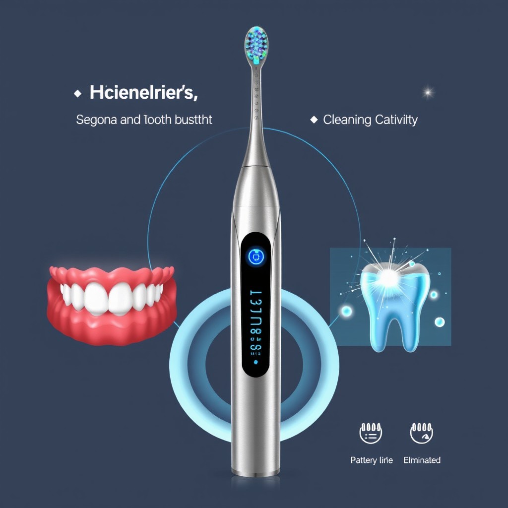 A futuristic electronic toothbrush named 'Dentiden' that is highly effective against dental cavities