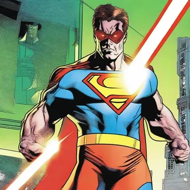 In the comic book, the superhero's oculus dexter emitted a powerful laser beam.