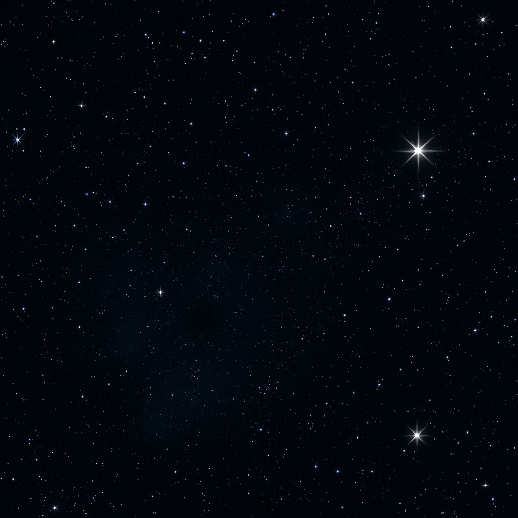 A dark, cosmic space background filled with countless bright stars, creating a mesmerizing starry night effect