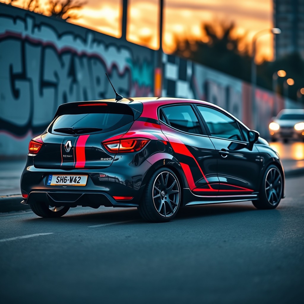 A sleek and sporty 2016 Renault Clio 1