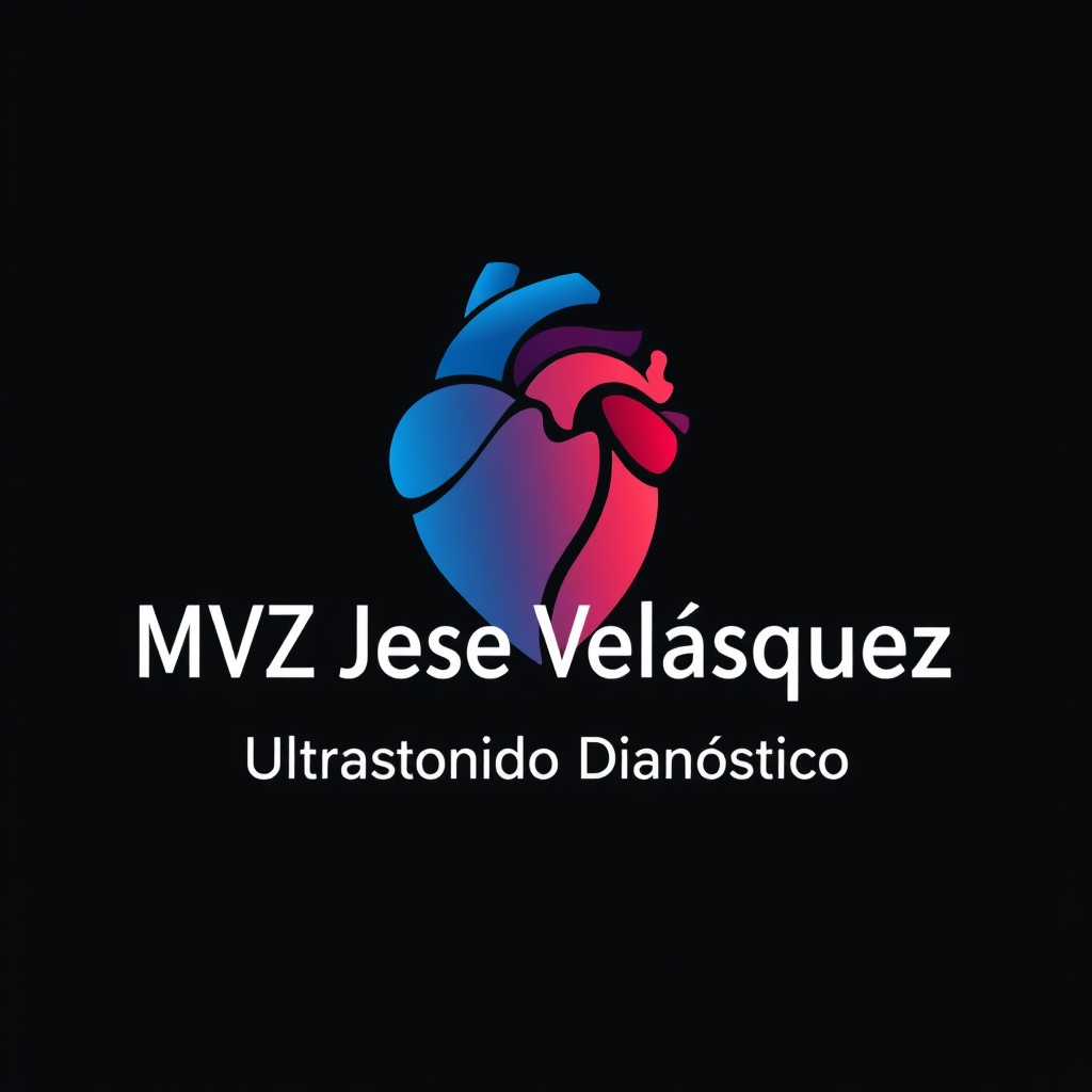 A logo design featuring a stylized human heart at the center, representing health and medical diagnostics