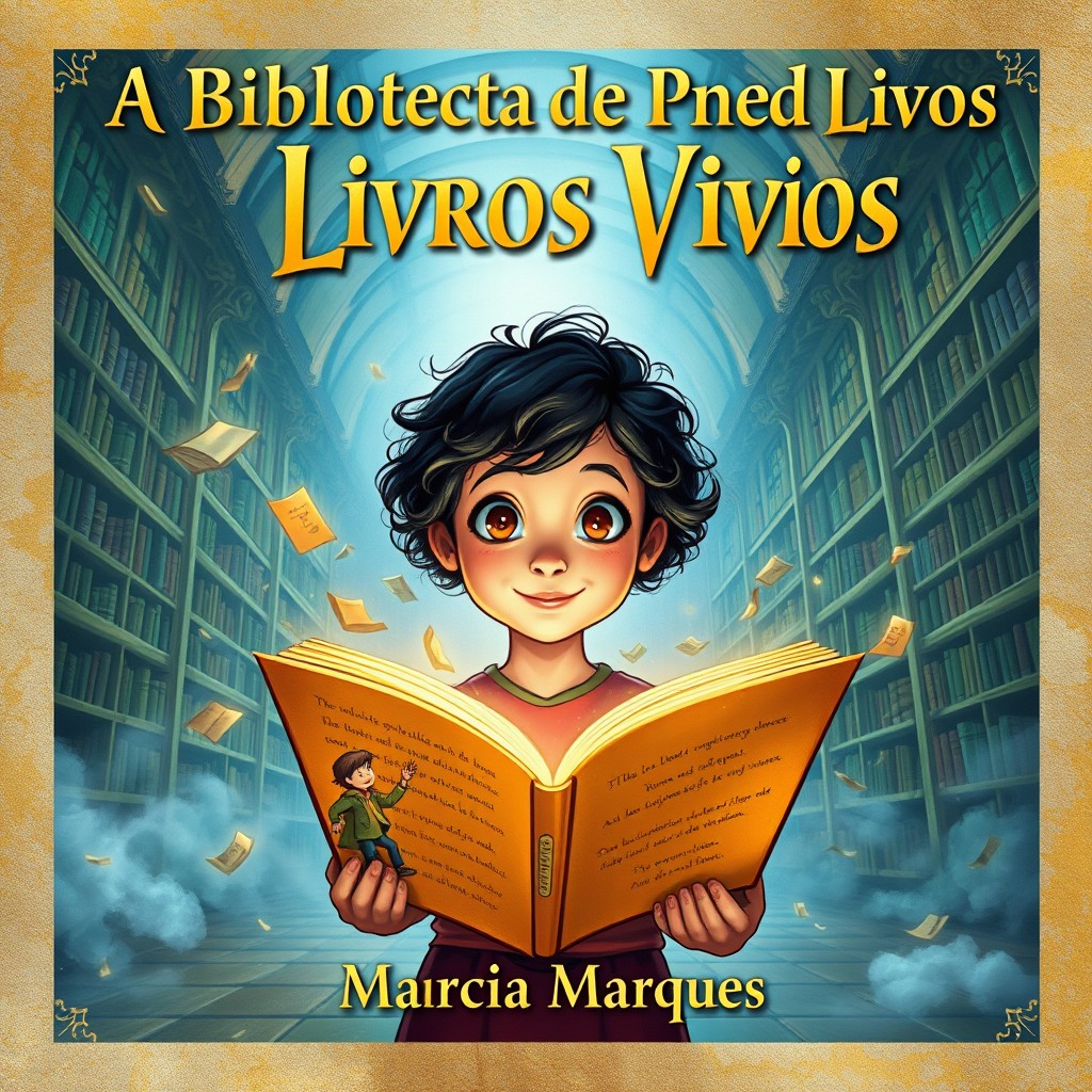 A vibrant and magical illustrated book cover for a children's fantasy story aimed at pre-teens