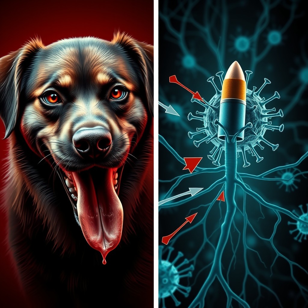 A split image with two distinct sections