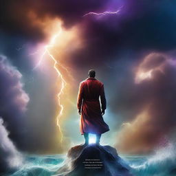 This is a digital art of a book cover titled 'Beyond the Storm'