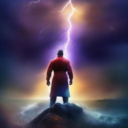 This is a digital art of a book cover titled 'Beyond the Storm'