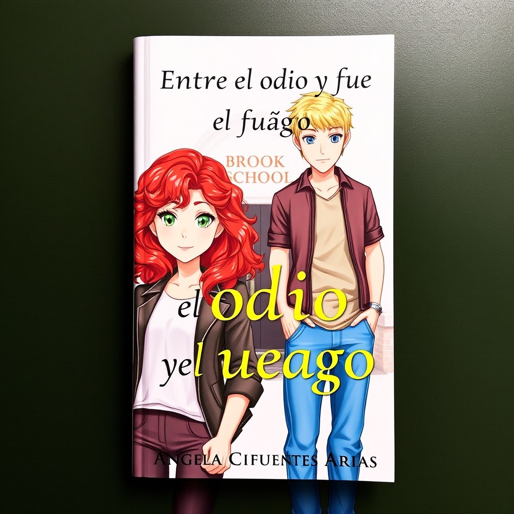A book cover featuring two protagonists