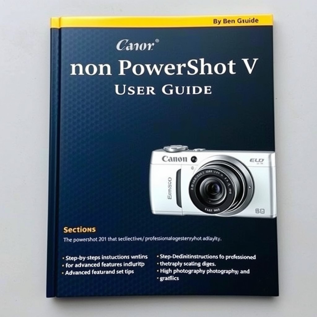 An expertly crafted user guide for the Canon PowerShot V1 by Ben Taylor, designed specifically for professional photography