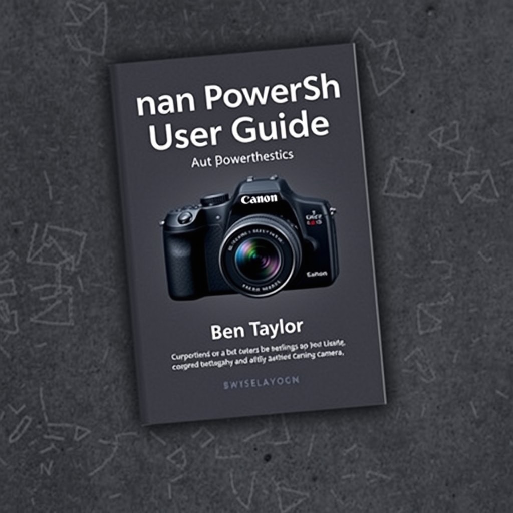 An authoritative user guide for the Canon PowerShot V1 by Ben Taylor, designed as a comprehensive step-by-step resource for professional photography
