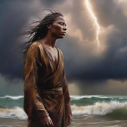 A compelling digital art image that captures the essence of resilience and redemption