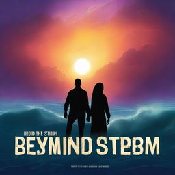 This is a high-quality digital art image of a book cover titled 'Beyond the Storm'