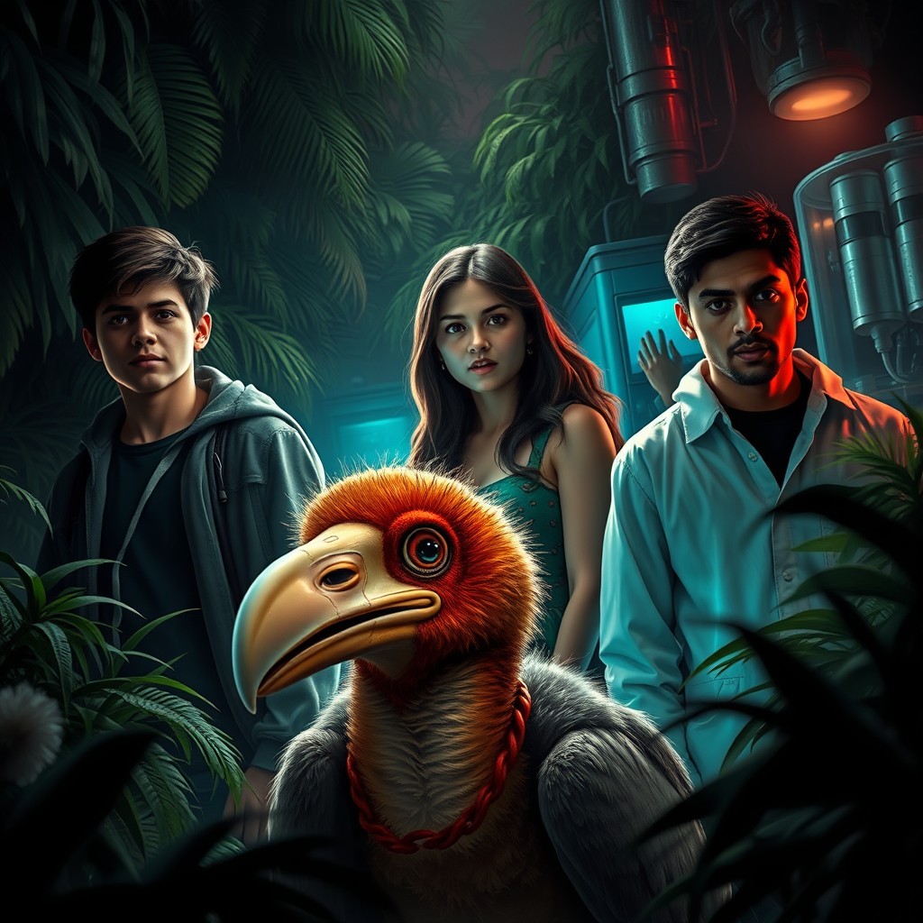 Five college students - Joshep, Bella, Marcos, Sophia, and Michael - uncover a global conspiracy involving a secret facility that keeps extinct species alive