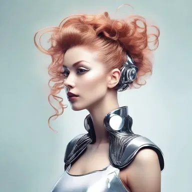 In the futuristic world of the science fiction novel, characters use advanced pomatum to style their hair.