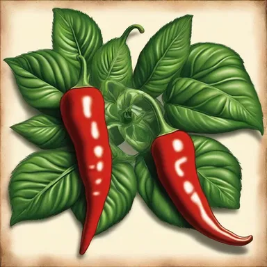 In the magical land of Zephyria, the hot pepper was a rare plant that granted immense power to those who consumed it.
