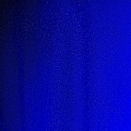 Glistening water droplets cascading against a deep blue background.