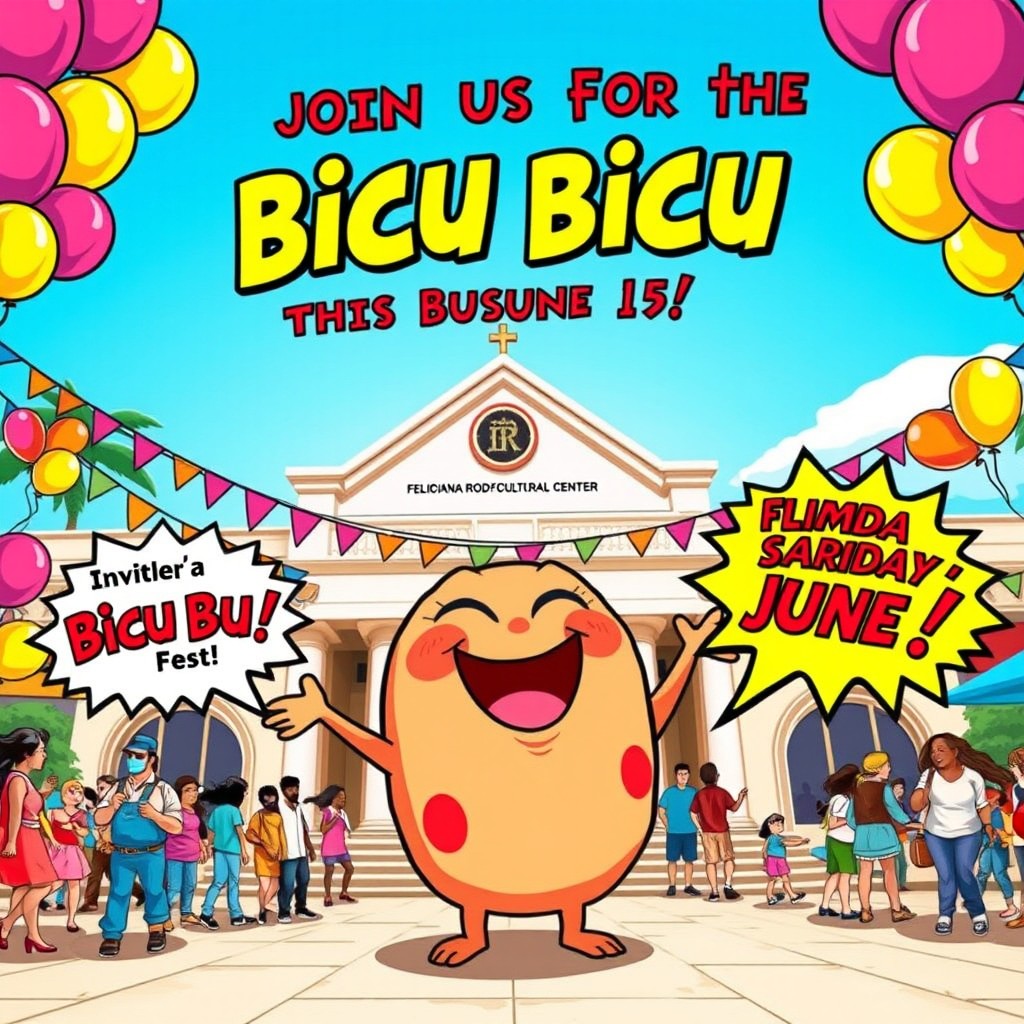 Join the Excitement of Bicu Bicu Fest with Vibrant Comic Art