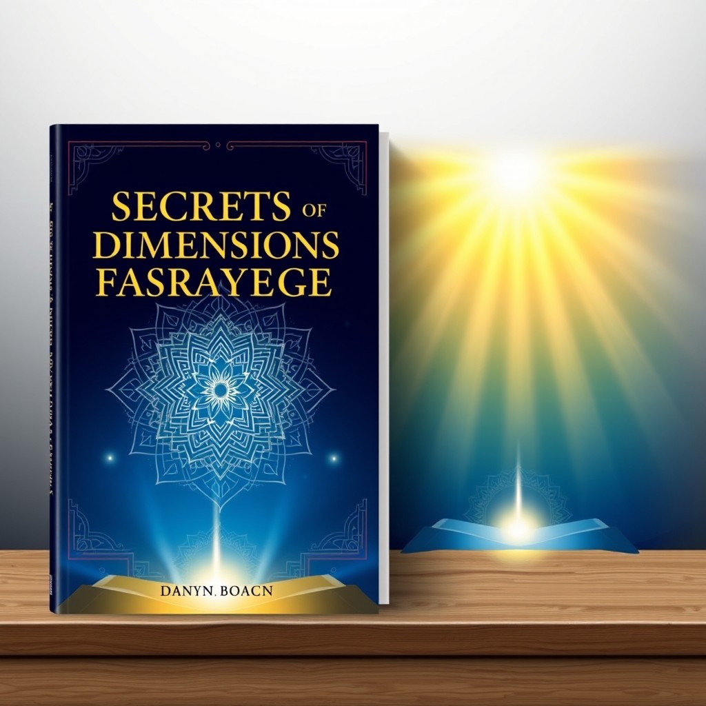A stunning book cover design for 'Secrets of Dimensions of Fasting & Prayer'