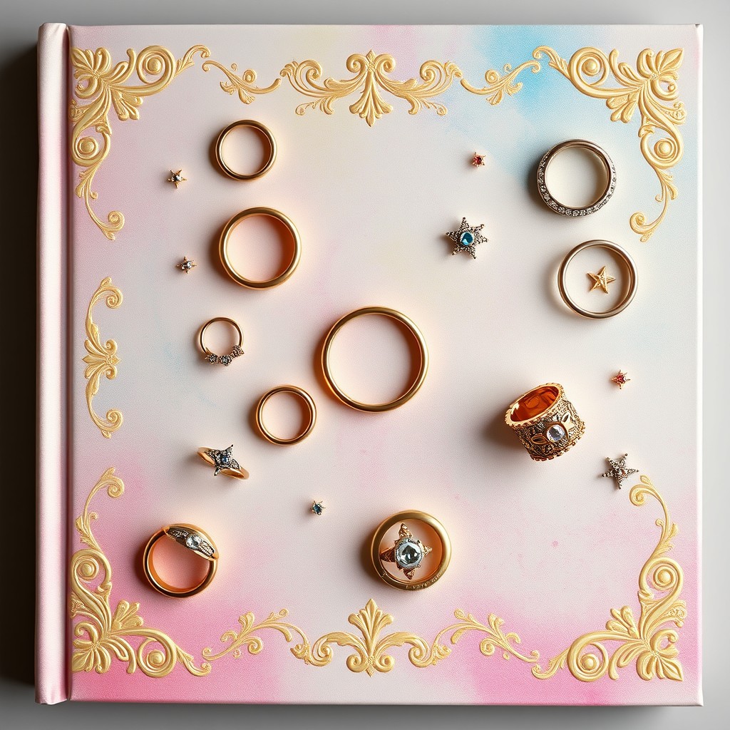A captivating cover design featuring a pastel colored background blending soft pinks, blues, and yellows