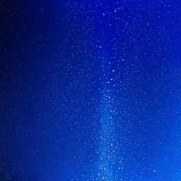 Glistening mineral water droplets cascading down a deep blue background in a 16:9 aspect ratio.