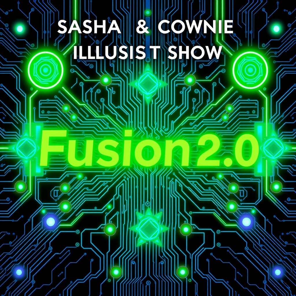 A striking movie poster with a central focus on the green text 'Fussion 2