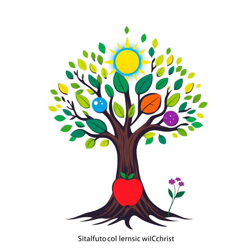 A vibrant and meaningful design for a Catholic church youth event t-shirt