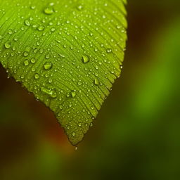 A photorealistic macro image of a tropical forest nature scene with intricate water droplets, serving as a radiant warm-colored backdrop for a contact web page.