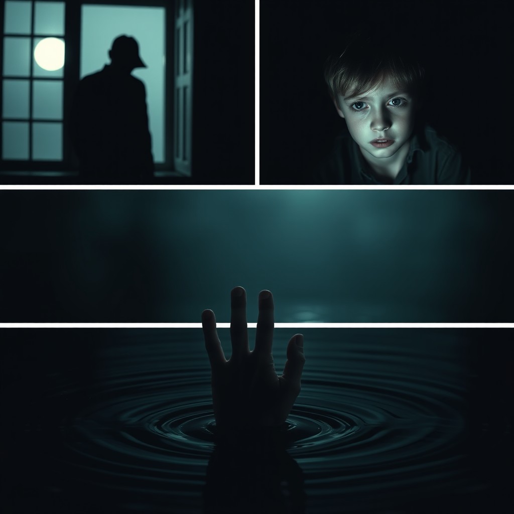 A series of brief, tension-filled scenes: 1