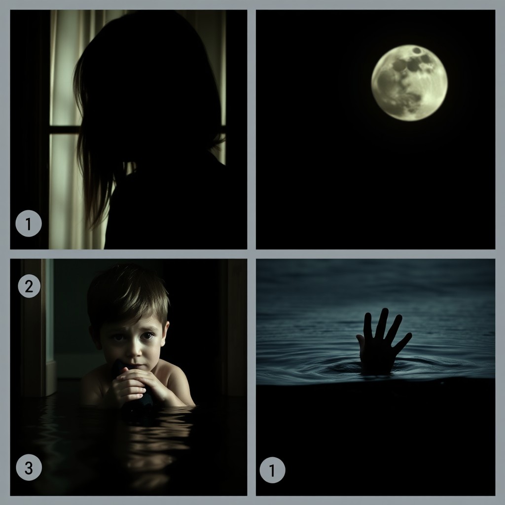 A series of brief, tension-filled scenes: 1