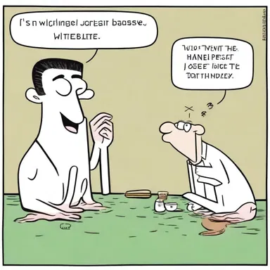 The punchline of the joke was delivered imperceptibly, catching everyone off guard with its subtle humor.