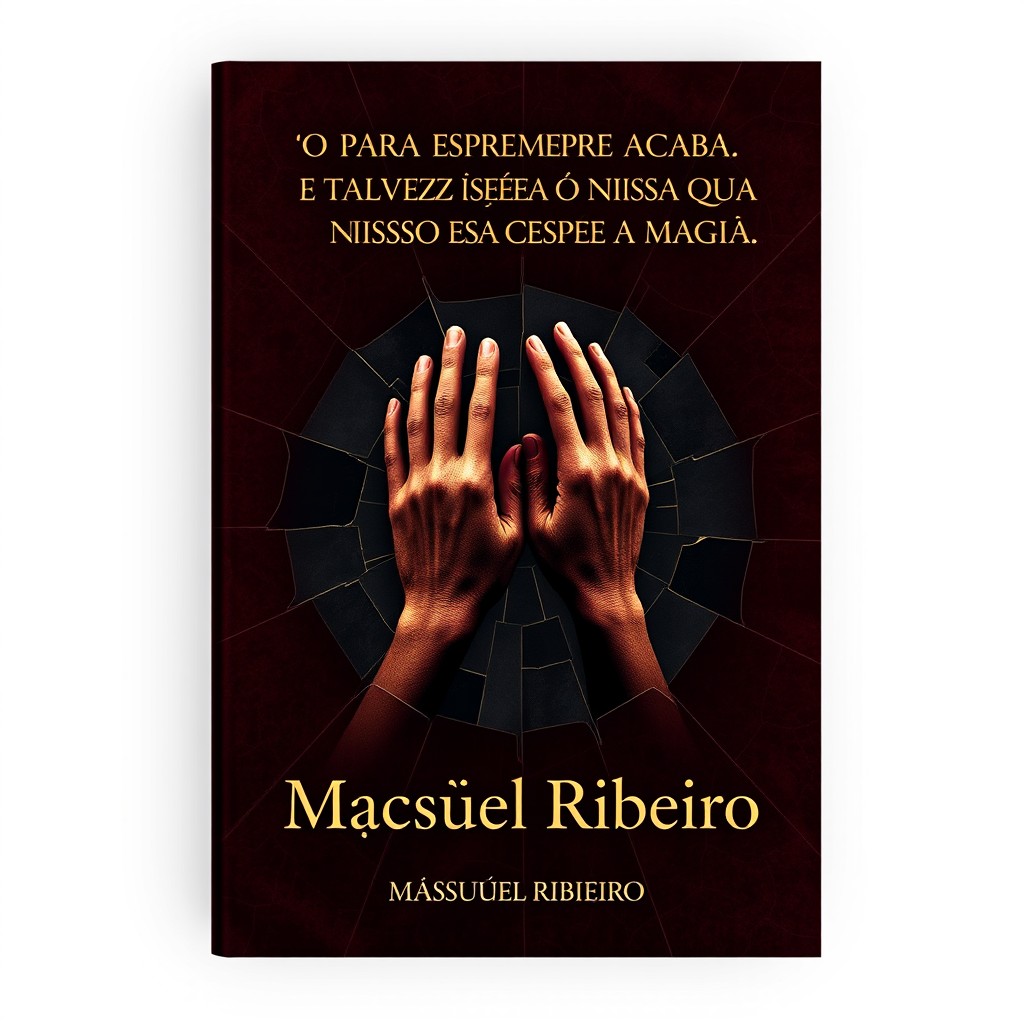 Cover design for 'Reflexões sobre o Amor Romântico', featuring a poetic melancholy style with art deco touches