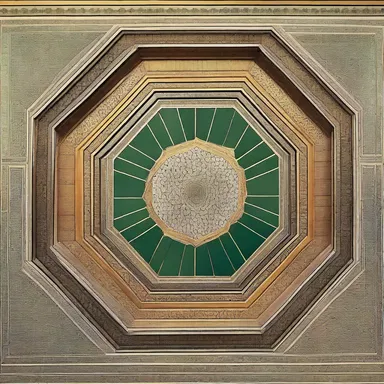 In Islamic architecture, the dome of the Rock in Jerusalem features geometric patterns, including beautiful obtuse-angled triangles.