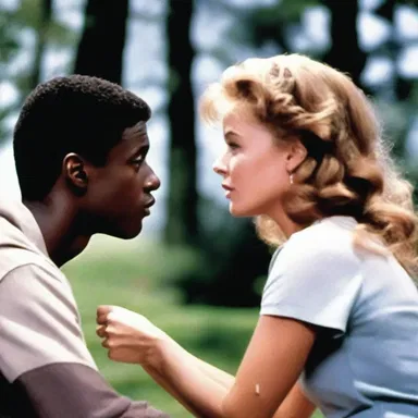 In the love story, the characters use a spike mike to secretly listen to each other's conversations to deepen their connection.