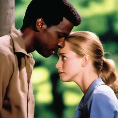 In the love story, the characters use a spike mike to secretly listen to each other's conversations to deepen their connection.