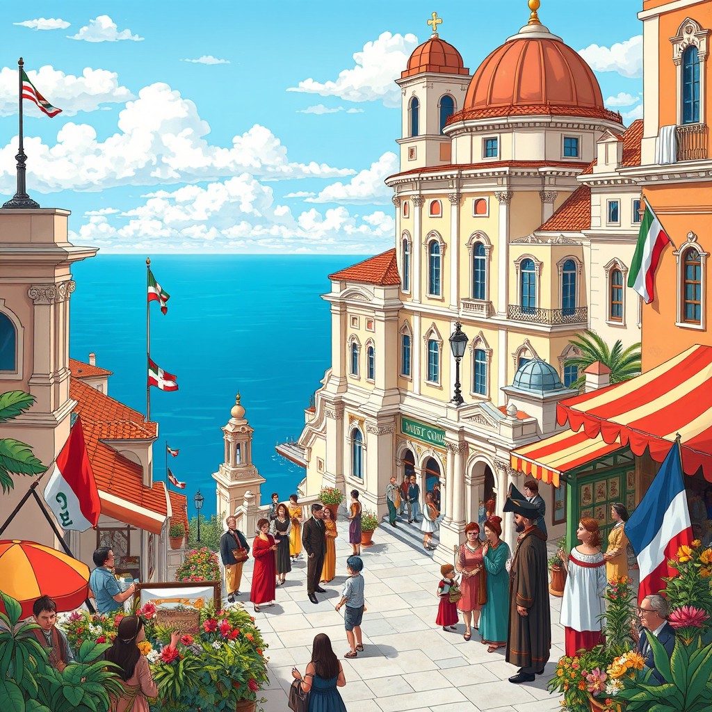 A vertical 9:16 comic-style illustration capturing the founding of the city of Trieste