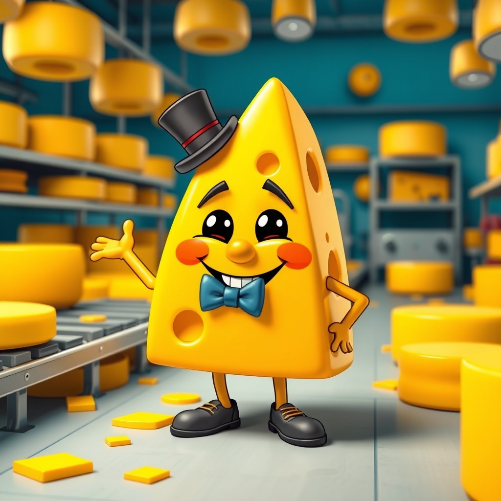 A whimsical character known as Mr