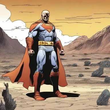 In the comic book series, the superhero's arch-nemesis transformed the once fertile lands into a barren wasteland.