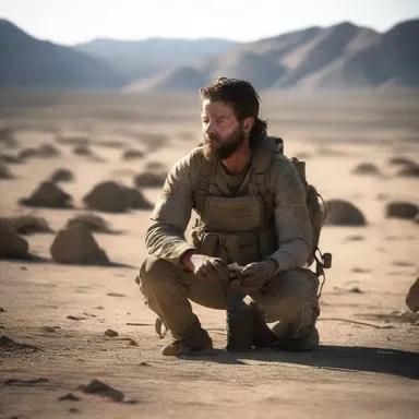 The movie tells the story of a lone survivor in a barren wasteland, struggling to find hope amidst the desolation.