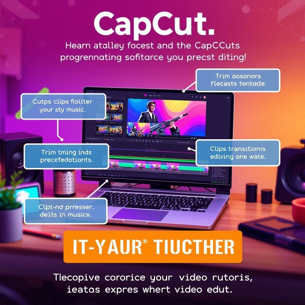 Comprehensive tutorial on using CapCut, showcasing a user-friendly interface with step-by-step instructions