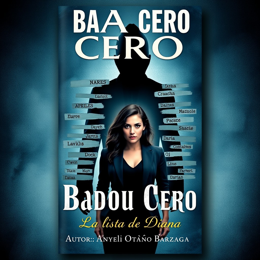 A striking book cover featuring a confident woman at the center, surrounded by 47 names that appear scratched out and blurred, symbolizing her past
